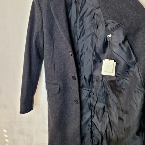 Sandro Broadcloth Wool Cashmere Blend Coat Size XS - Picture 7 of 15